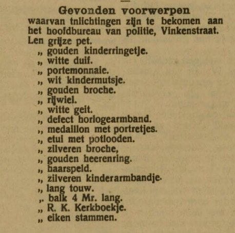 Gevonden voorwerpen