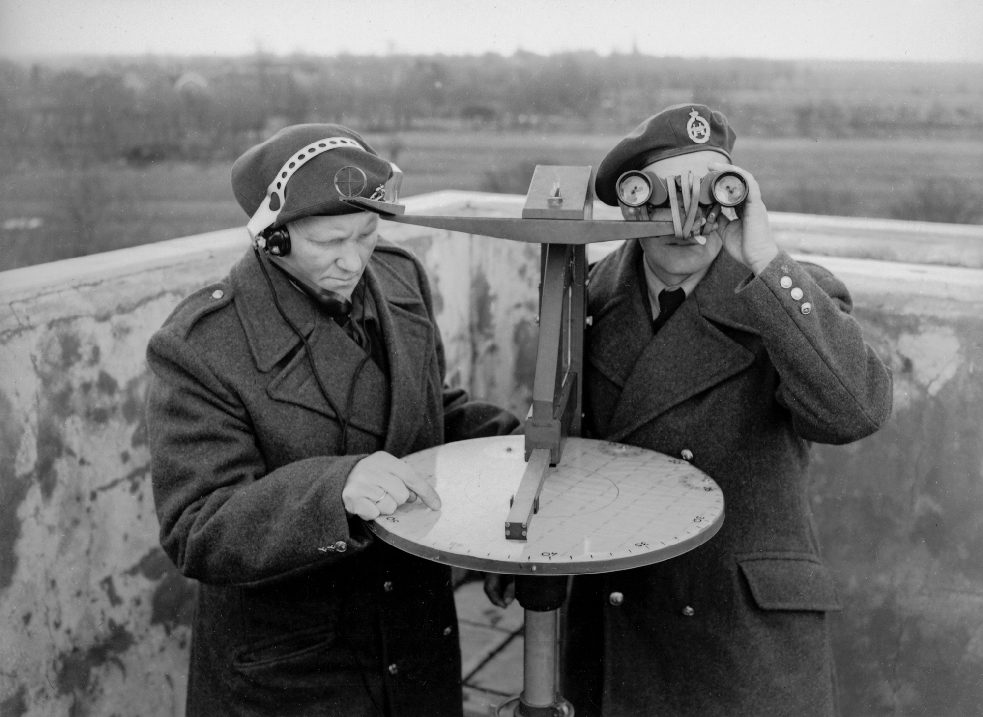 De Luchtwachtdienst bij Verkade