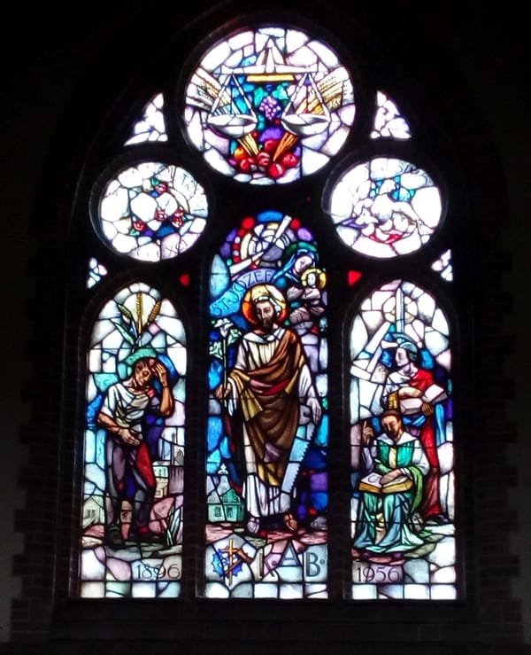 Glas-in-loodschatten in Zaandam